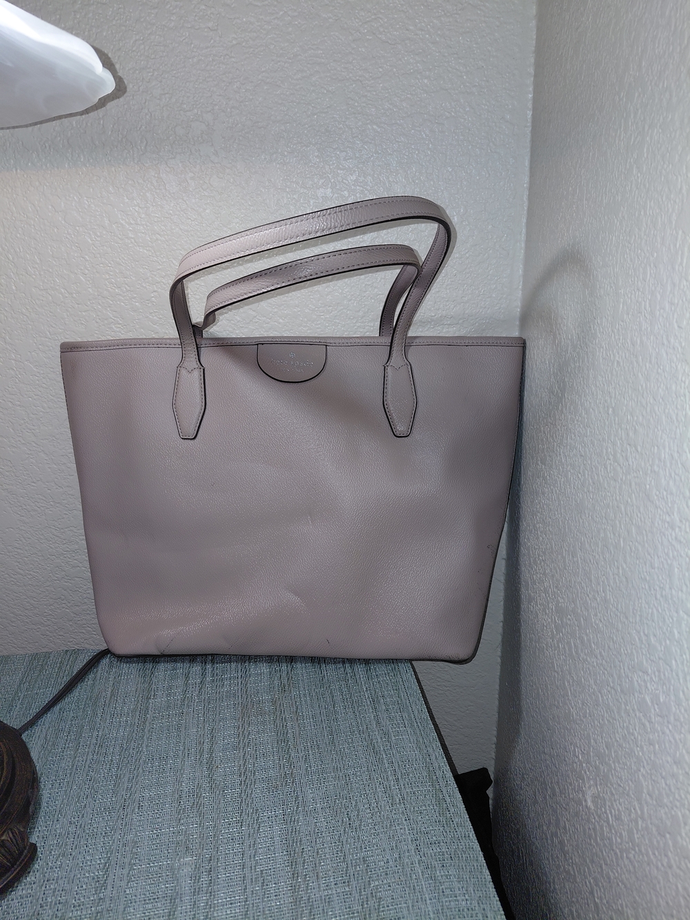 kate spade Pale Mauve Pebbled Leather Tote